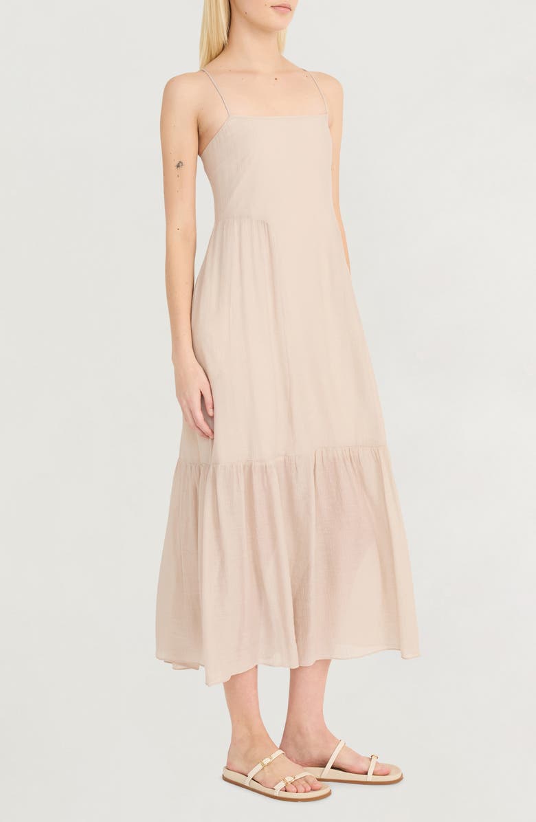 Luxely Rippled Woven Dress, Alternate, color, Khaki