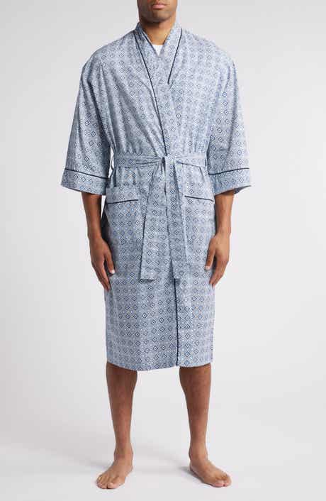 Majestic International Grecian Print Woven Robe