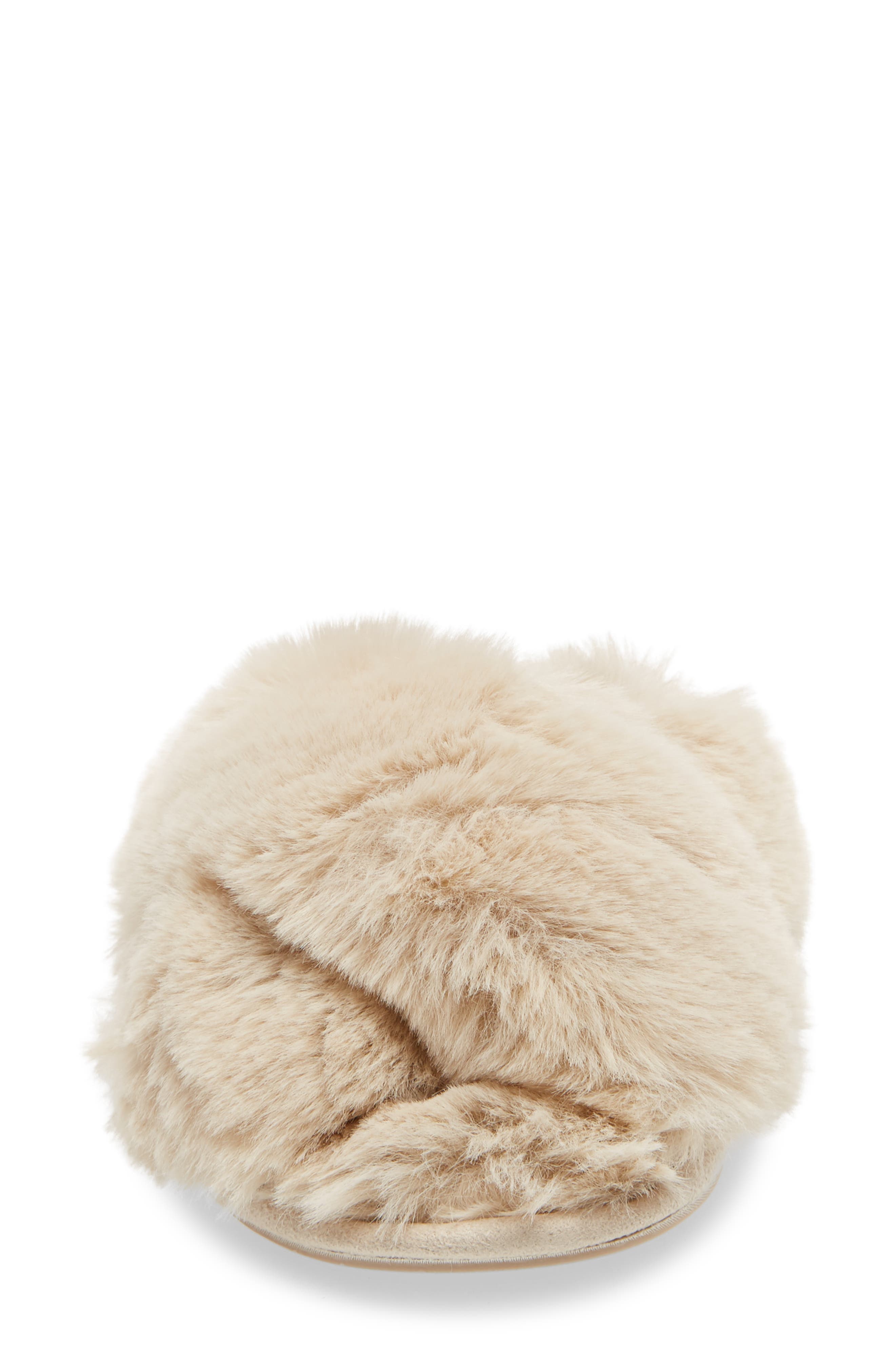 Joules Slumber Faux Fur Slipper, Alternate, color, 