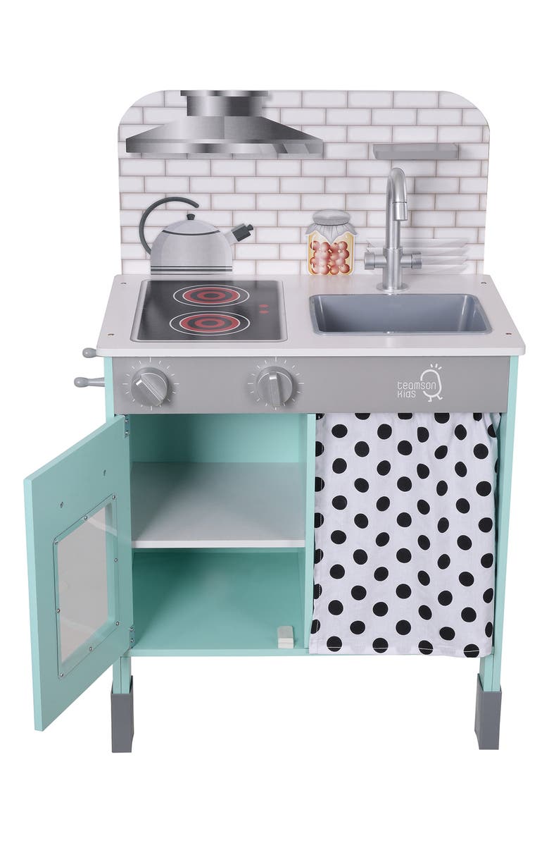 Teamson Kids Little Chef Kitchen Playset, Alternate, color, Petrol