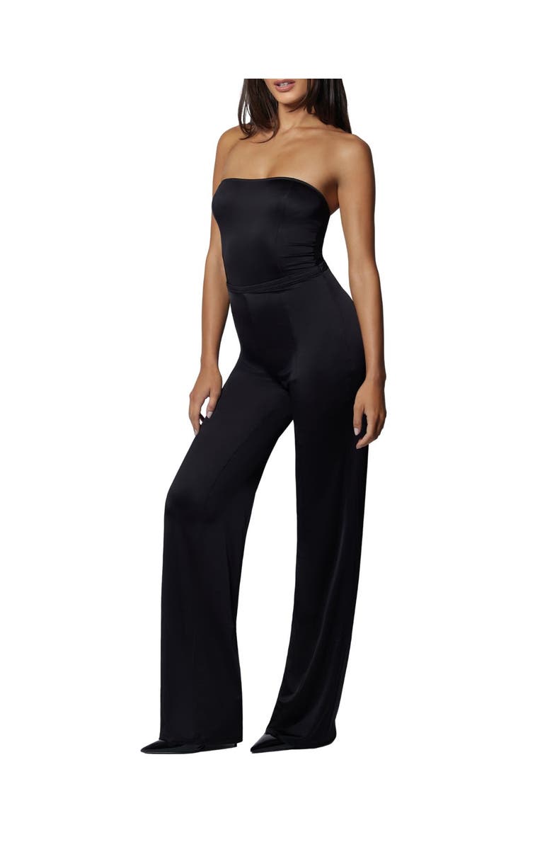 Kiki de Montparnasse Liquid Contour Bodysuit, Alternate, color, Black