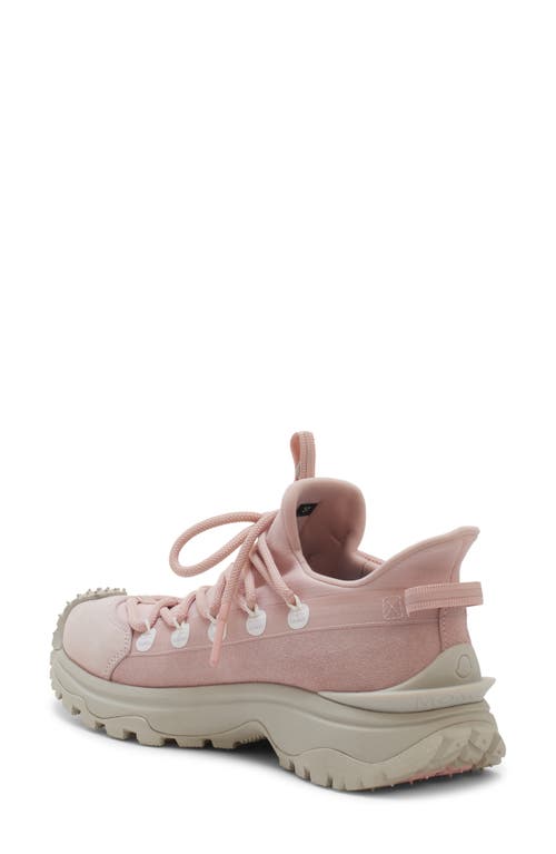 Shop Moncler Trailgrip Lite 2 Hiking Sneaker In Rose Quicksand