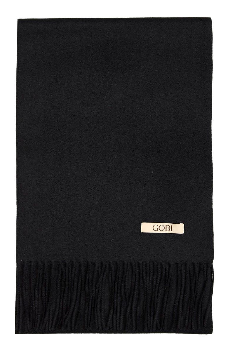 GOBI Mongolian Cashmere Pure Cashmere Warmth Woven Scarf, Main, color, 