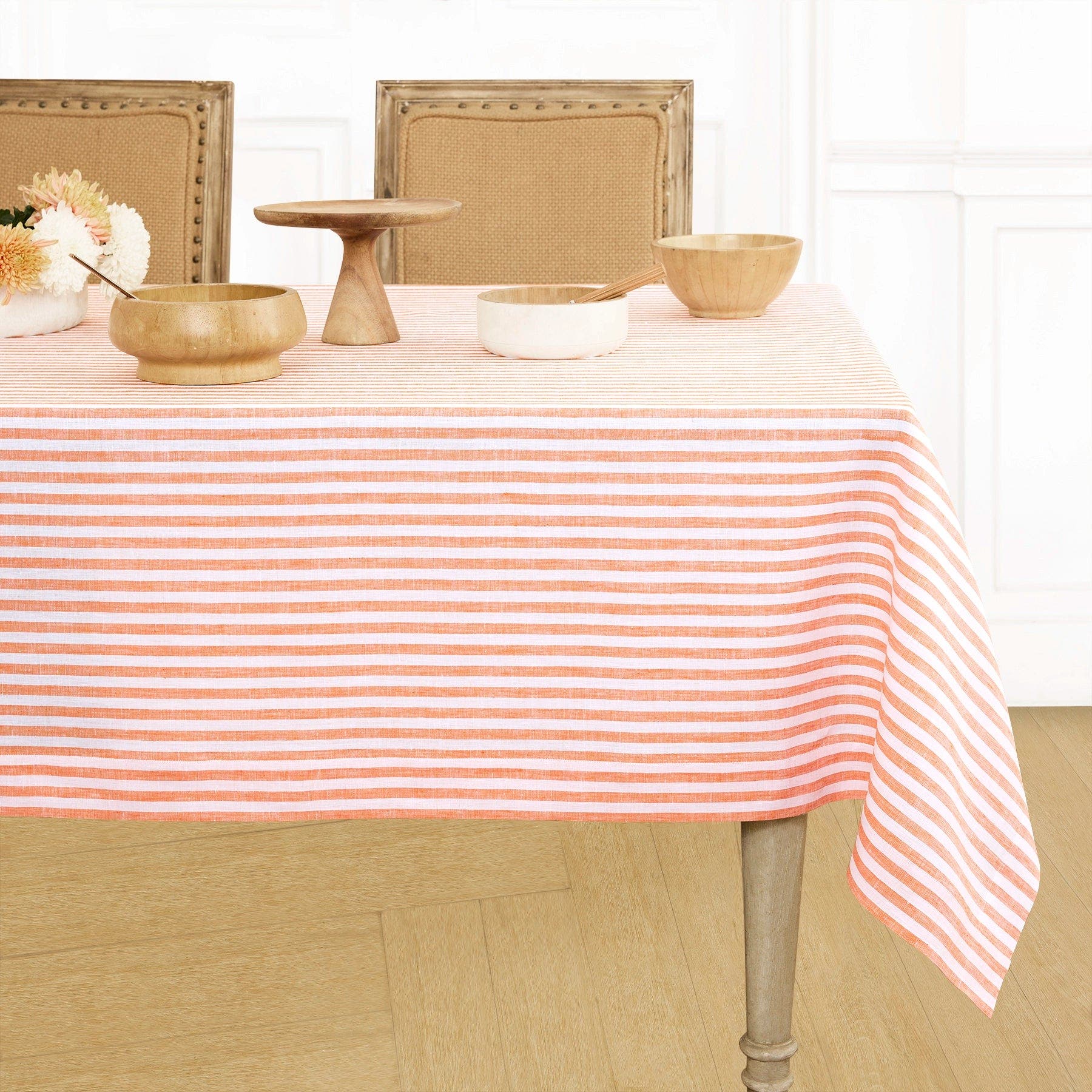 Orange and White