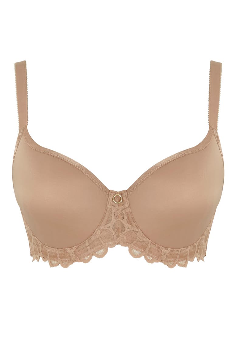 Allure Underwire Spacer T-Shirt Bra, Alternate, color, HONEY
