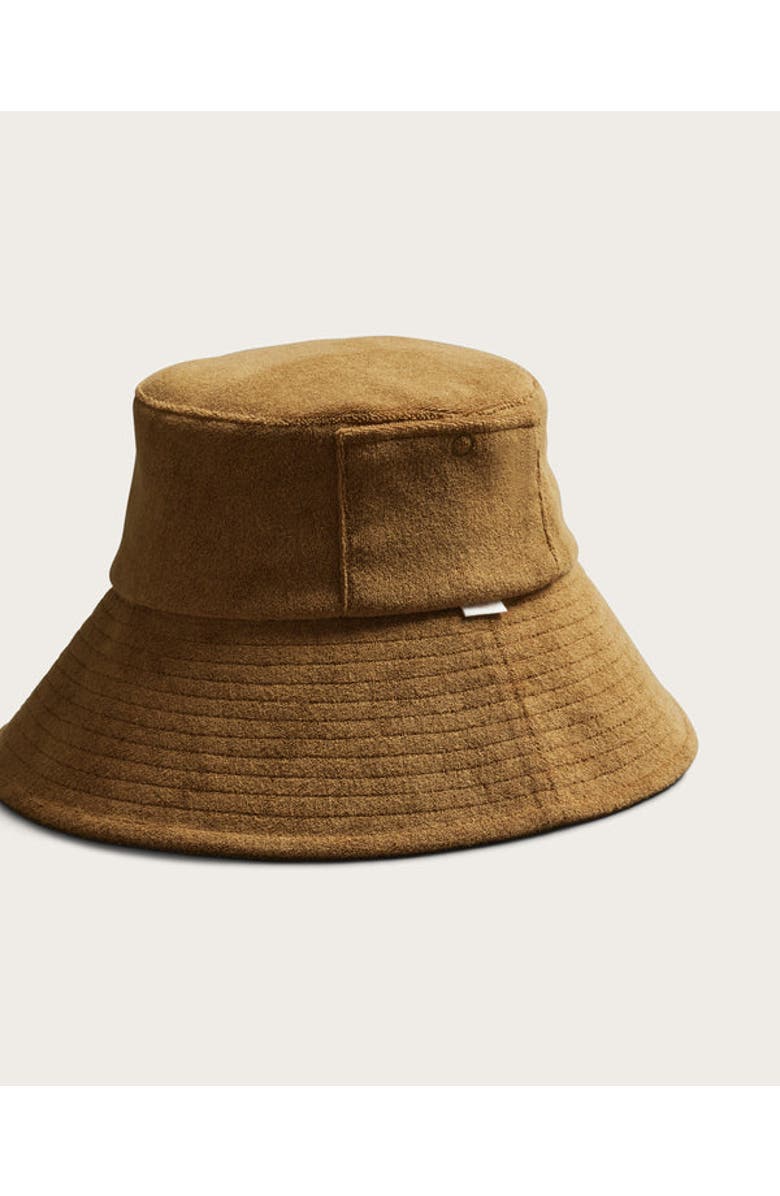 Hemlock Marina Wide Brim Bucket Hat, Alternate, color, Coyote Brown