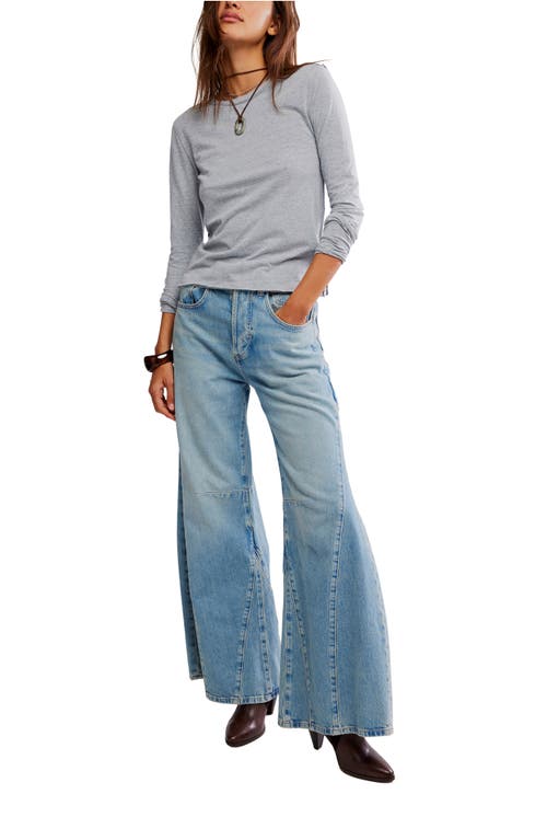 Free People Nova Long Sleeve T-shirt In Gray