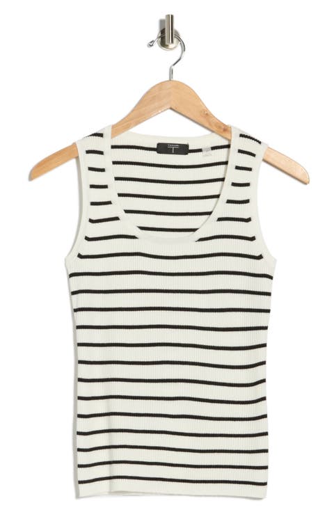 Stripe Scoop Neck Tank