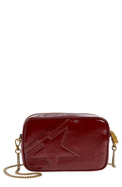 Mini Star Leather Crossbody Camera Bag