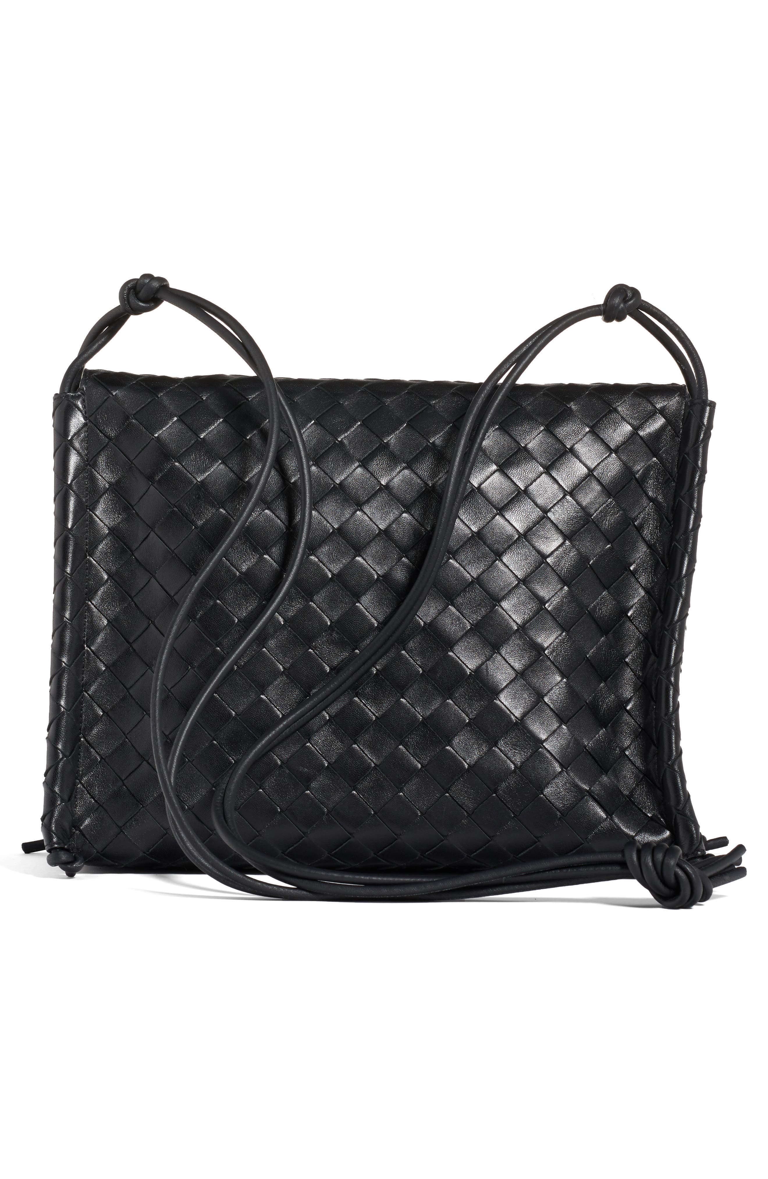 Bottega Veneta Bottega Venenta Intrecciato Medium Flap Crossbody Bag, Alternate, color, 