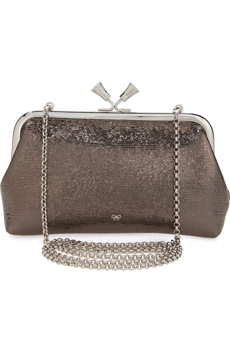 Anya Hindmarch Maud Tassel Clasp Clutch, Alternate, color,