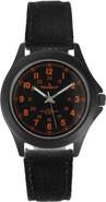 Peugeot Millitary Dial PVD Plated Canvas Strap Watch- 40MM