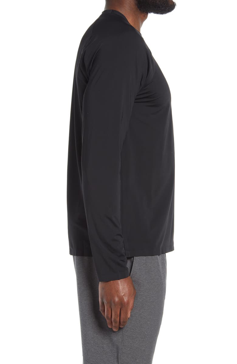 Alo Idol Stretch Long Sleeve Men's T-Shirt, Alternate, color,