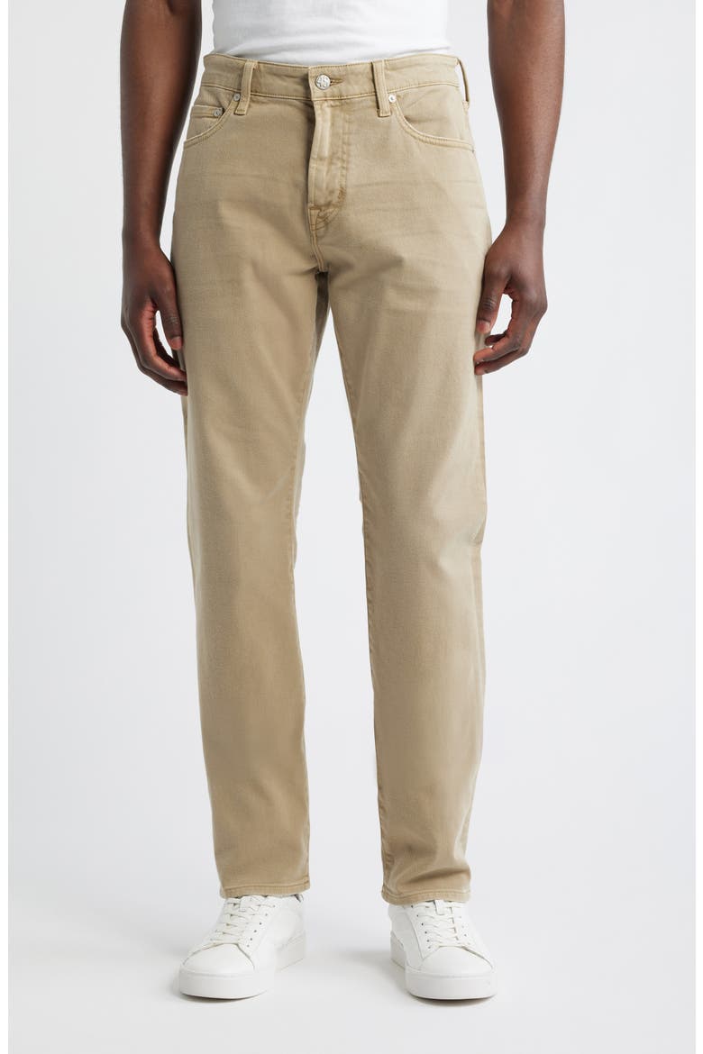 Everett Slim Straight Leg Jeans, Main, color, 7 YEARS SULFUR VALLEY TAN