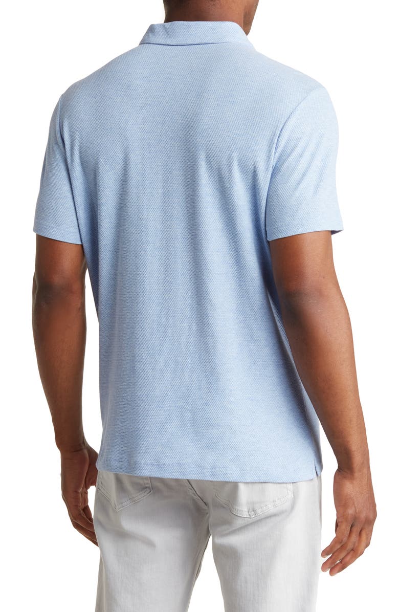 Robert Barakett Maywood Short Sleeve Polo, Alternate, color, Light Blue
