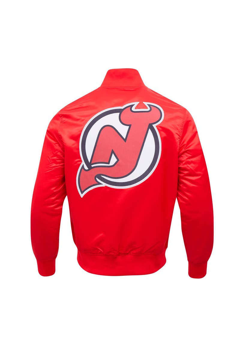 Men's Pro Standard Red New Jersey Devils Classic Satin Full-Snap Jacket, Alternate, color, Red