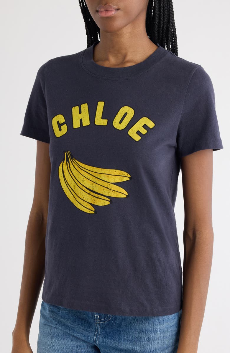 Chloé Banana Graphic T-Shirt, Alternate, color, 