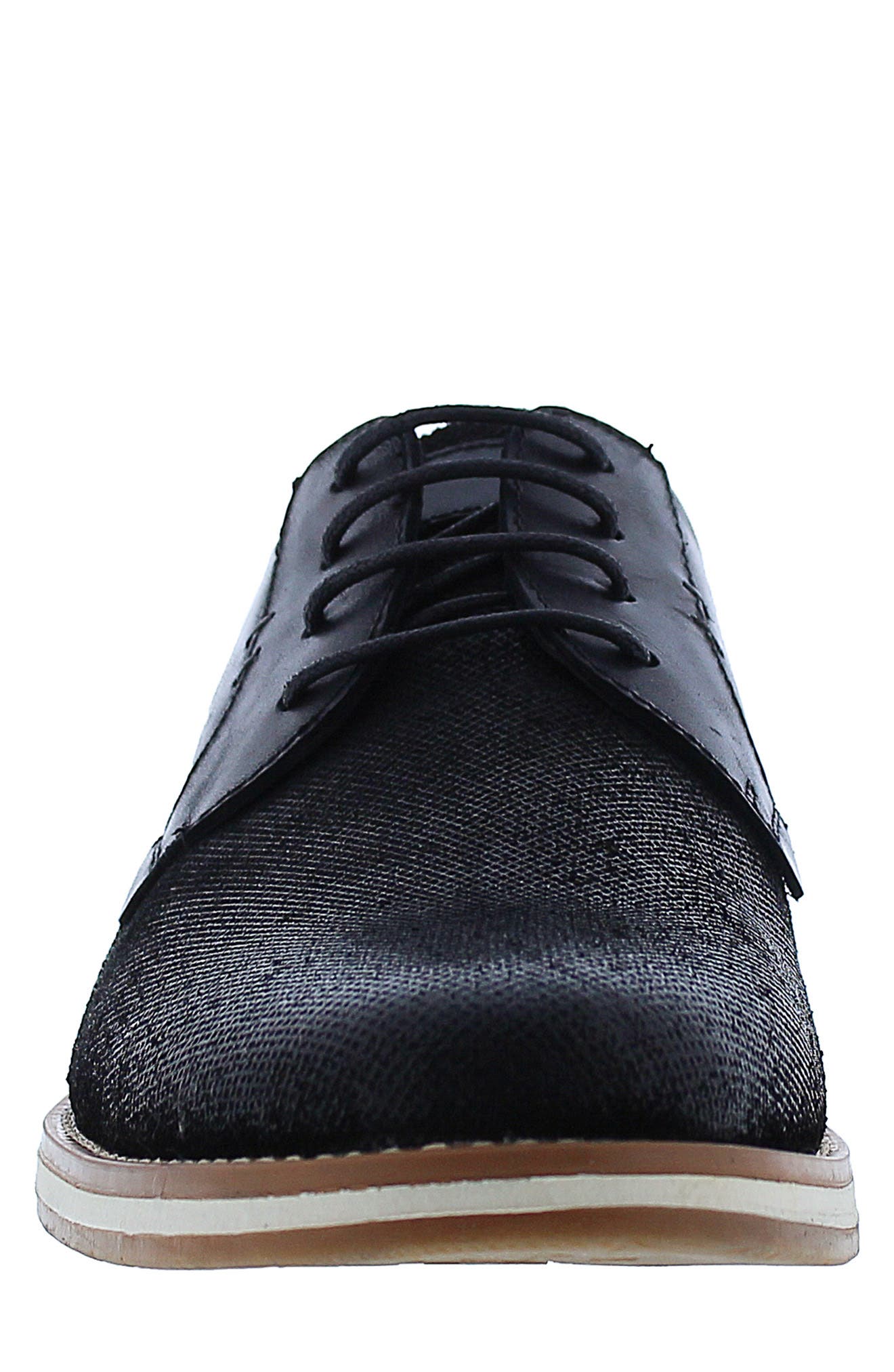 Zanzara Blaze Leather Canvas Derby, Alternate, color, 