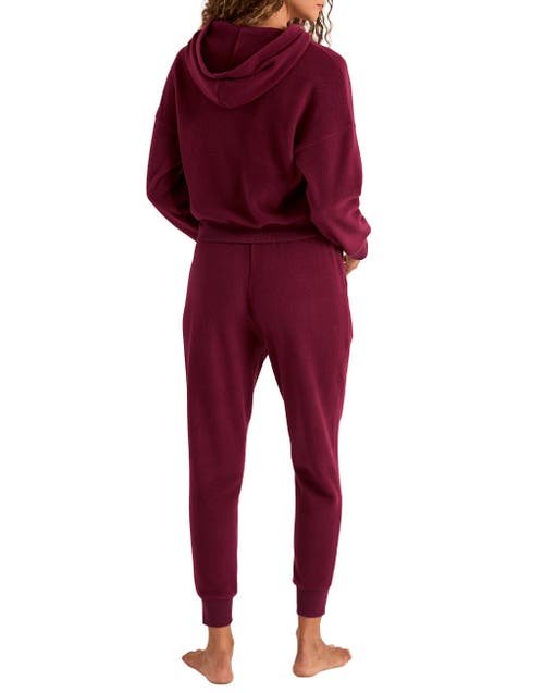 Adore Me Davinia Hoodie And Joggers Set In Red