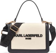 KARL LAGERFELD PARIS Simone Canvas Satchel