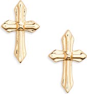 AllSaints Cross Stud Earrings