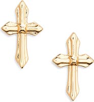 AllSaints Cross Stud Earrings