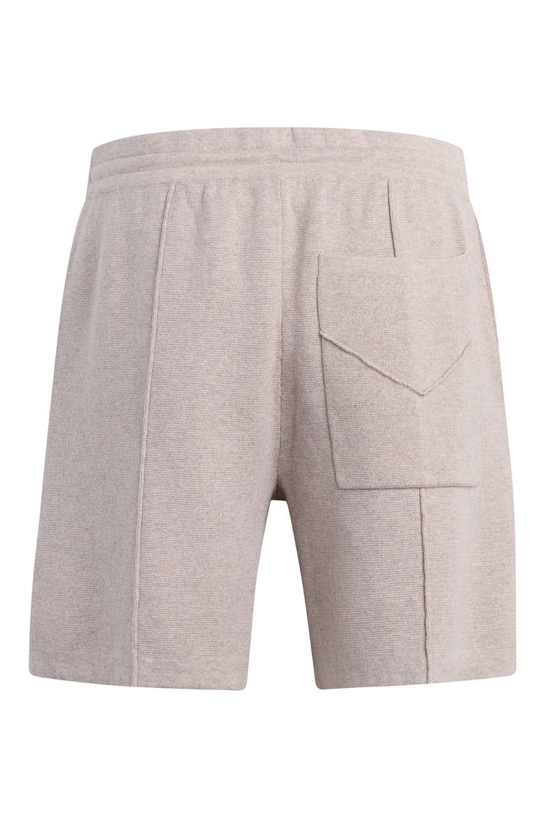 Double Knit Cotton & Cashmere Drawstring Shorts, Alternate, color, FLORENCE