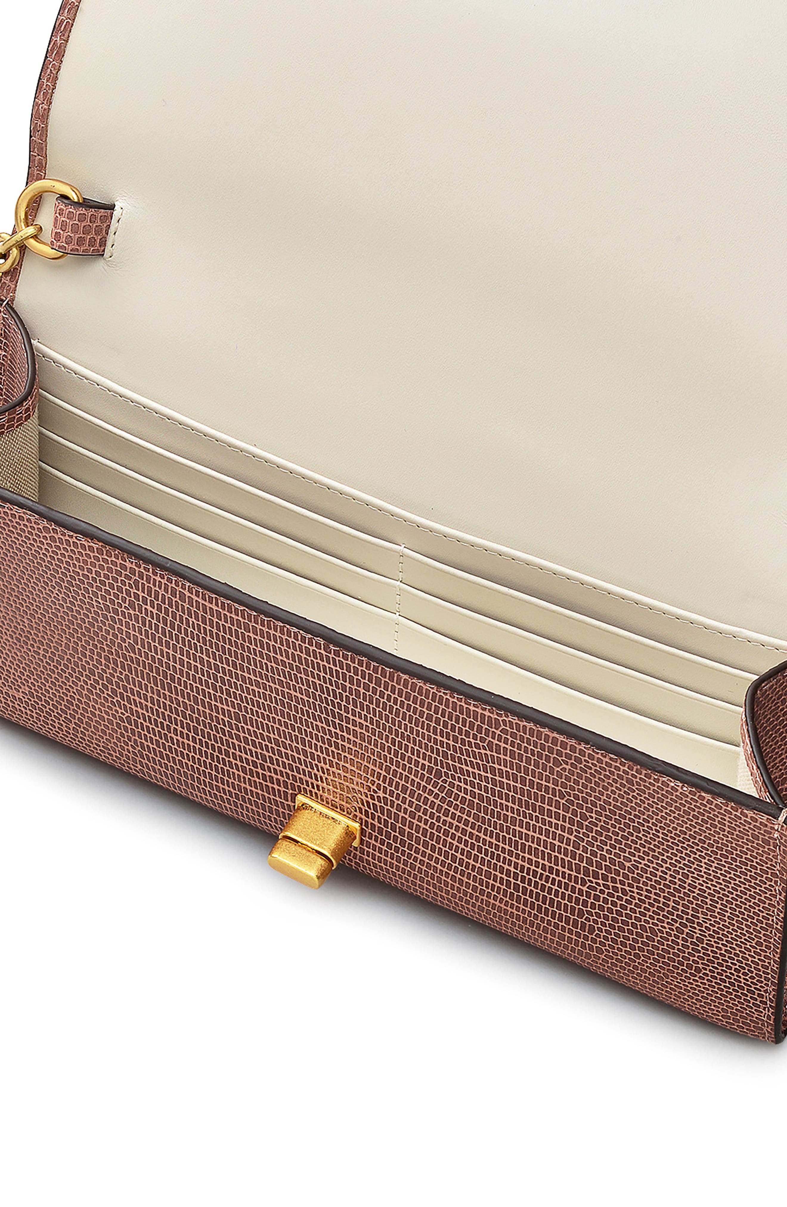 Radley Carpenter Yard Lizard Embossed Crossbody Bag, Alternate, color, Prairie Pink