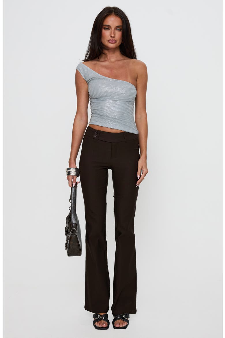 Kinkirk Low Rise Flare Pants, Alternate, color, CHOCOLATE