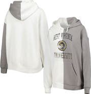 GAMEDAY COUTURE Women's Gameday Couture Gray/White West Virginia Mountaineers Split Pullover Hoodie
