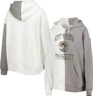 GAMEDAY COUTURE Women's Gameday Couture Gray/White West Virginia Mountaineers Split Pullover Hoodie