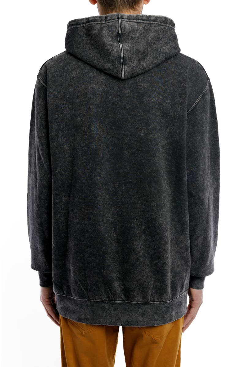Vardagen Cozy Ghost Hoodie, Alternate, color, Mineral Wash Black