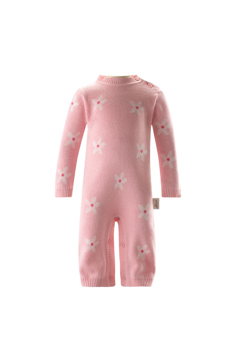 Rachel Riley Daisy Knit Playsuit, Main, color, 