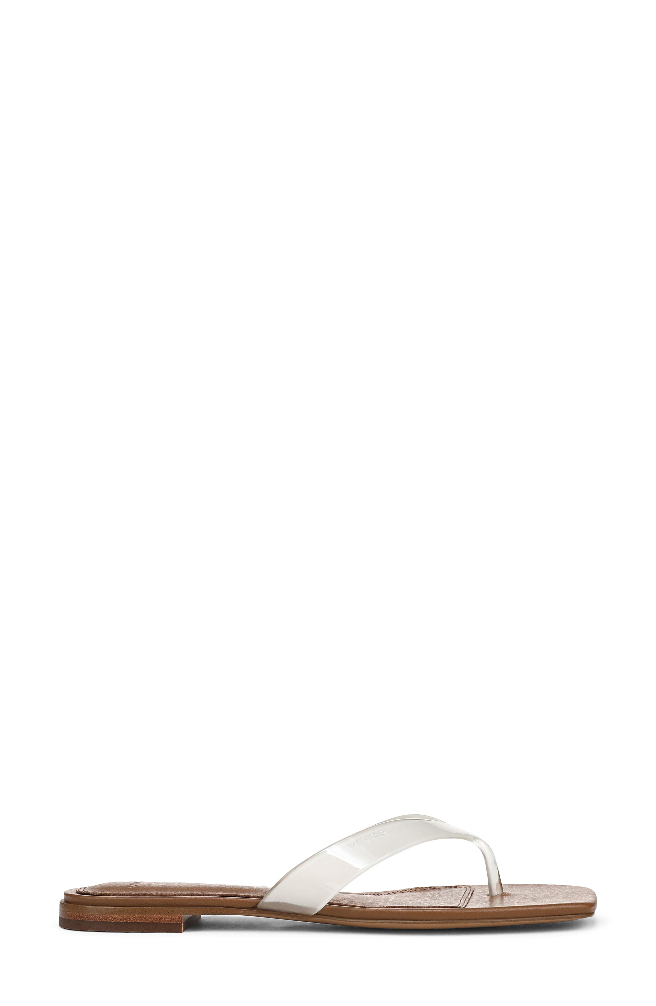 San Juan Flip Flop, Alternate, color, CLEAR
