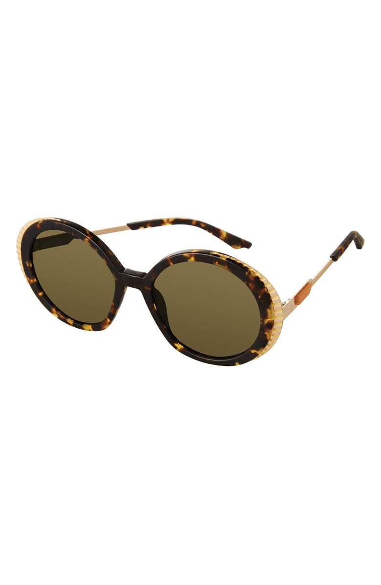 Coco and Breezy Wisdom 55mm Round Sunglasses, Main, color, 