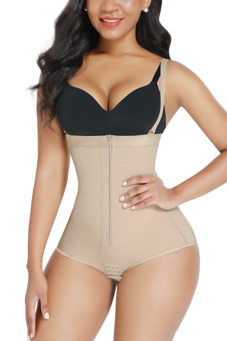 AirSlim® High-Waisted Shaping Brief, Main, color, Pinkish Beige