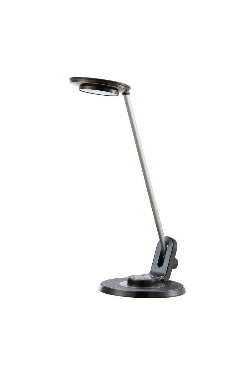 JONATHAN Y Dixon 18.5" Aluminum Contemporary Minimalist Adjustable Dimmable USB Charging LED Task Lamp, Alternate, color,