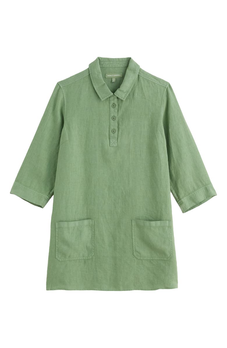 Seasalt Cornwall Artist's Journey Collared Linen Tunic, Alternate, color, 