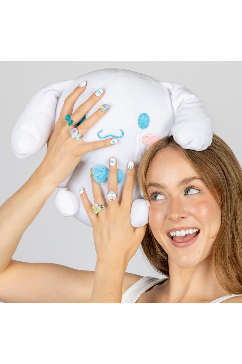 Cinnamoroll 3D Luxury Handmade Press-On Nails - 24-Piece Kit, Alternate, color, Baby Blue, White