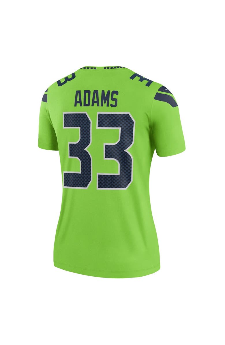 Nike Women's Nike Jamal Adams Neon Green Seattle Seahawks Legend Jersey, Alternate, color,
