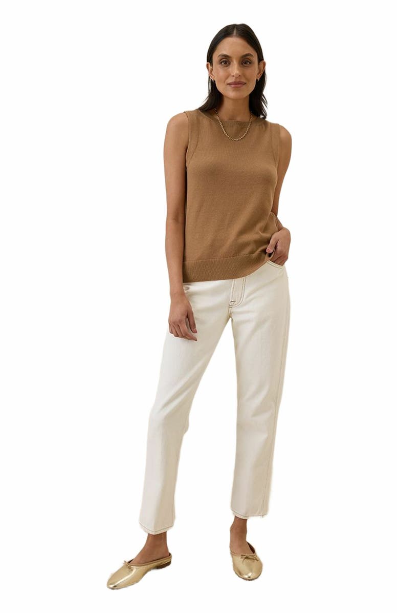 Pact Organic Cotton Classic Fine Knit Shell, Alternate, color, 