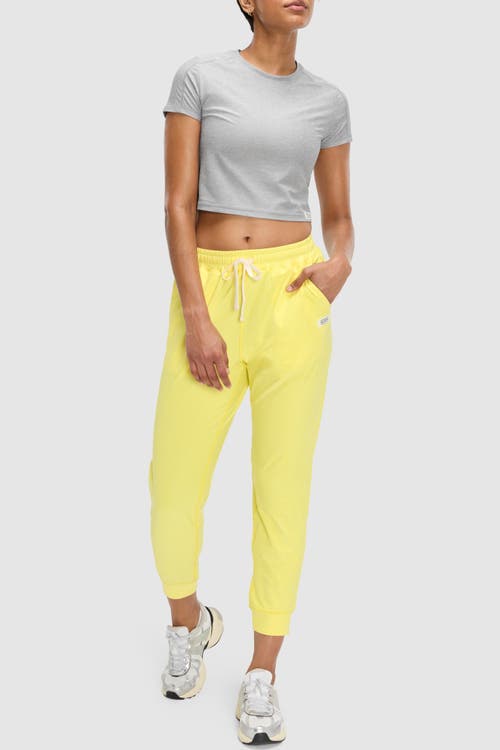 Peloton Dreamblend Classic Jogger In Yellow