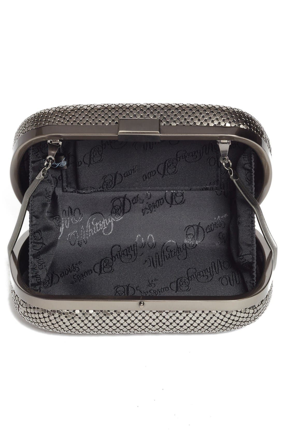 Whiting & Davis Mesh Oval Minaudière, Alternate, color, 