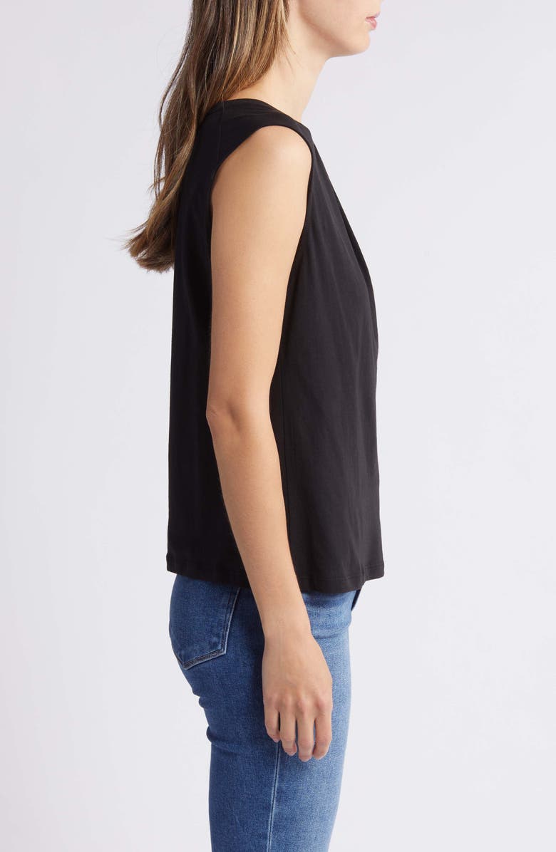 Sanctuary Sun's Out Twist Neck Organic Cotton Tank, Alternate, color, 