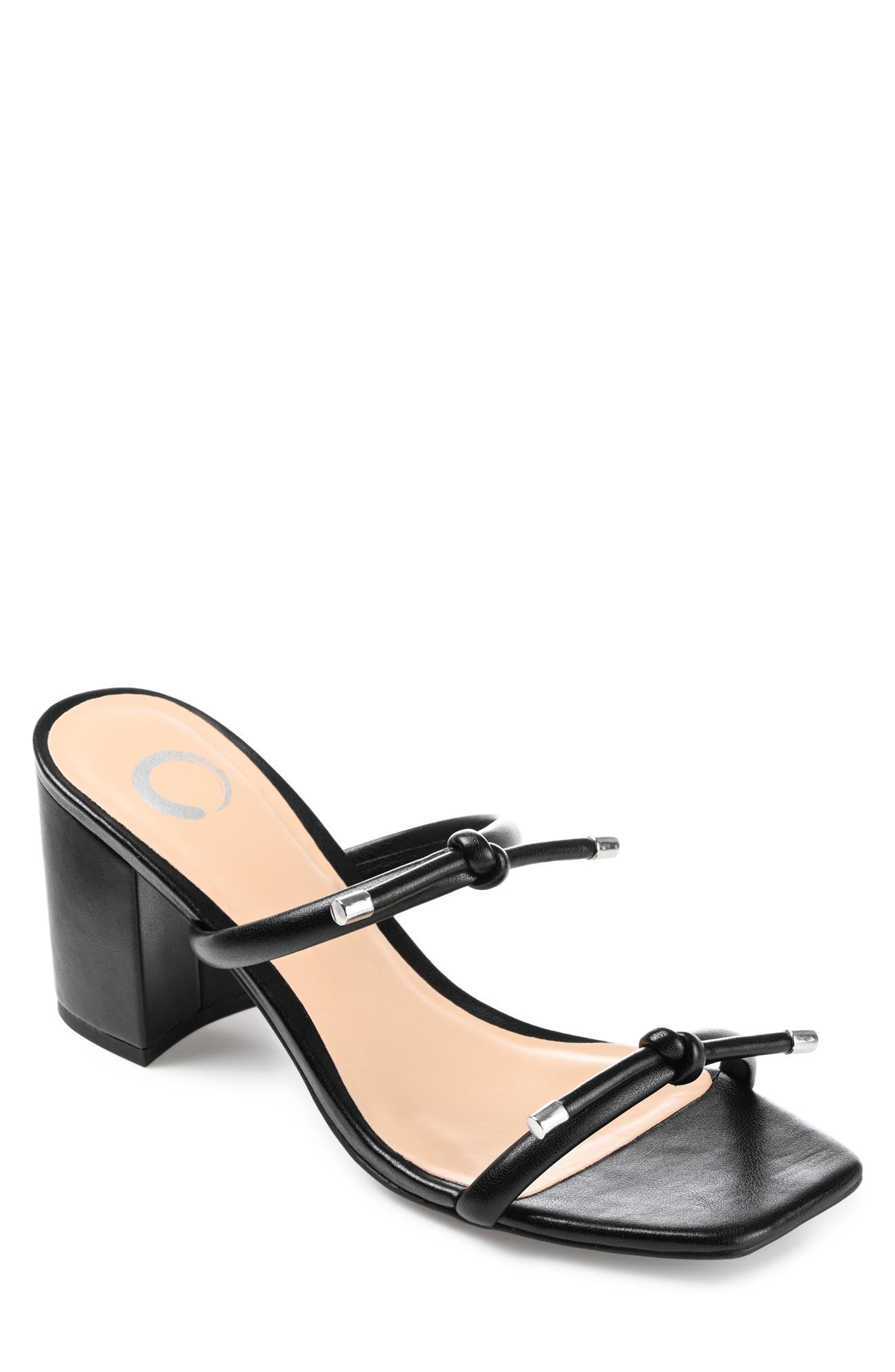 Journee Collection Jess Heeled Sandal, Main, color, Black