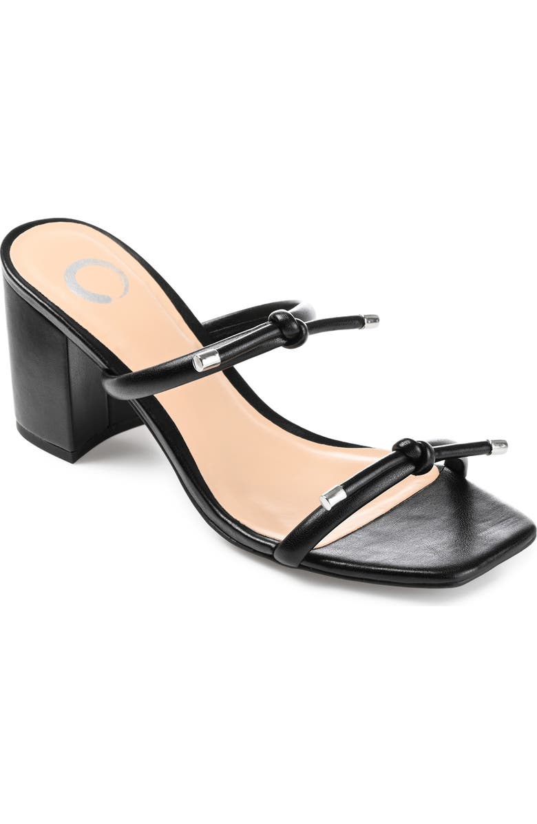 Journee Collection Jess Heeled Sandal, Main, color, Black
