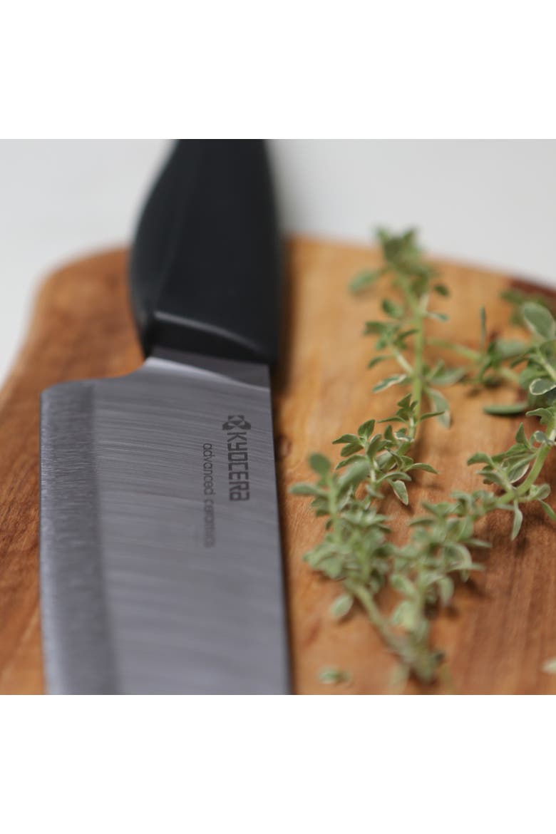 INNOVATIONblack® 5.5-Inch Ceramic Santoku Knife, Alternate, color, Black