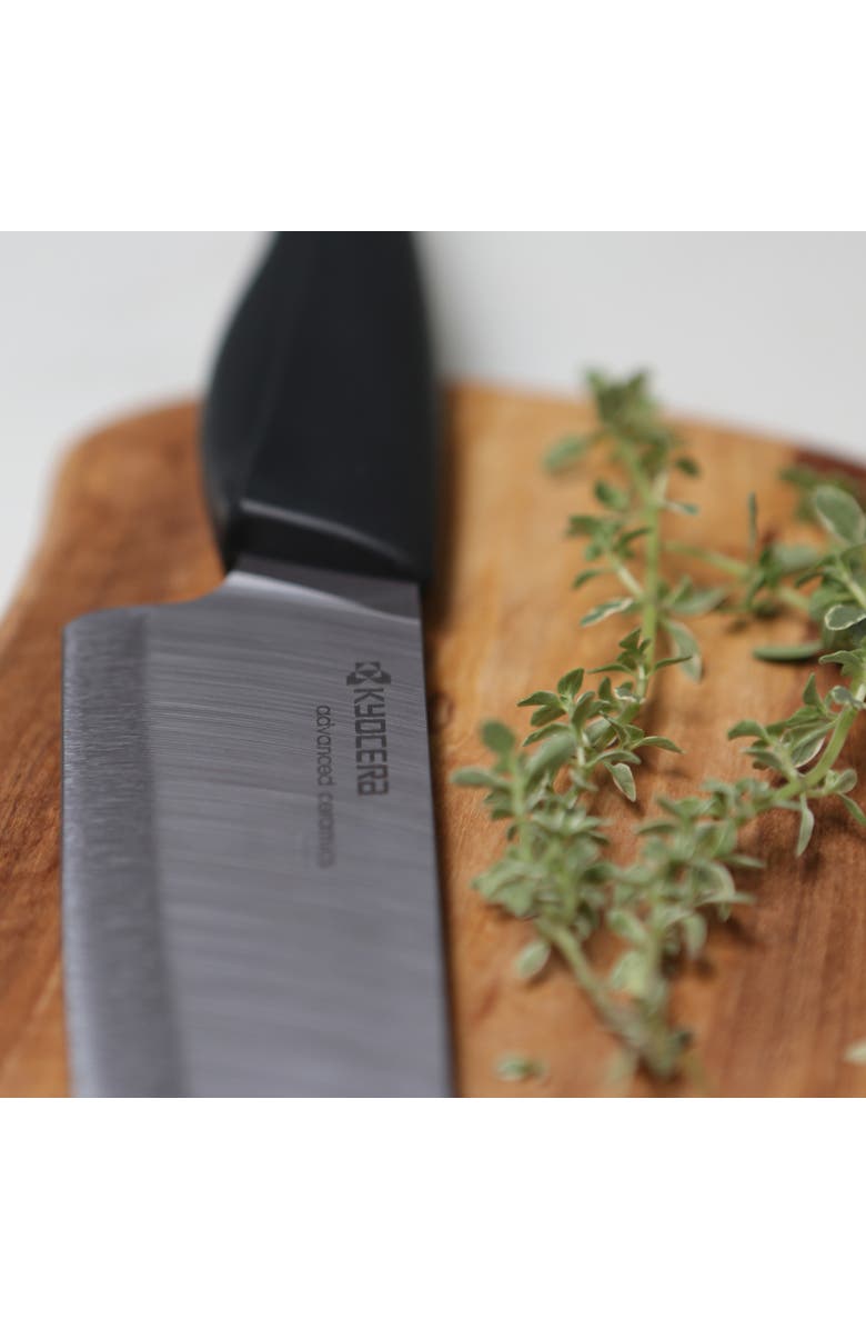 Kyocera INNOVATIONblack<sup>®</sup> 5.5-Inch Ceramic Santoku Knife, Alternate, color, Black