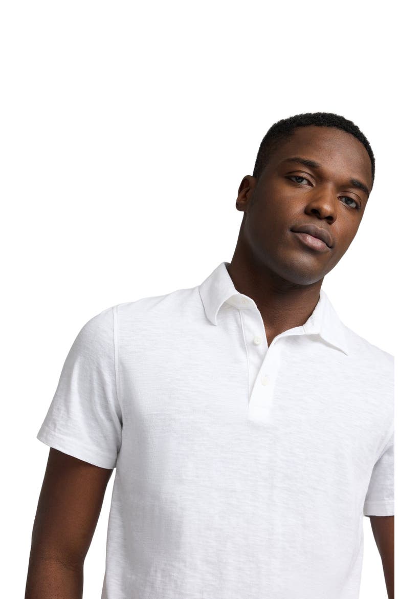 Short Sleeve Polo, Alternate, color, White