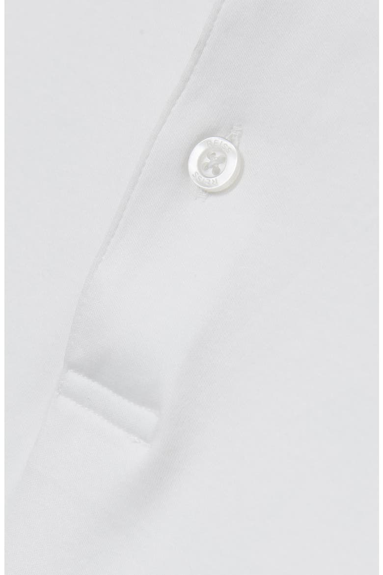 Earl Solid Cotton Polo, Alternate, color, WHITE